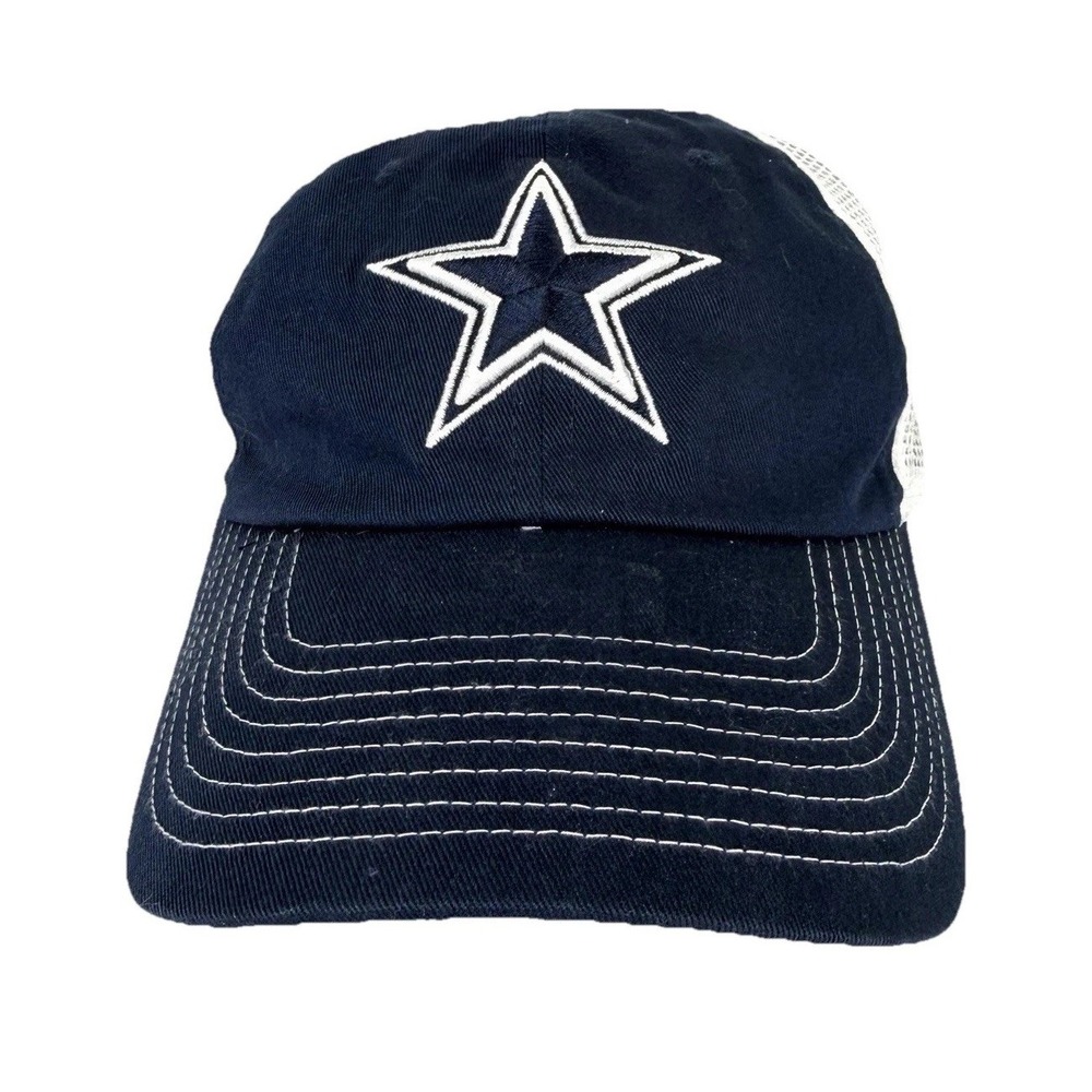 Dallas Cowboys NFL Fanatics Hat‎ Cap Men's Snap Back Adjustable Blue White